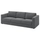 VIMLE 3-seat sofa, Johanneshov dark grey