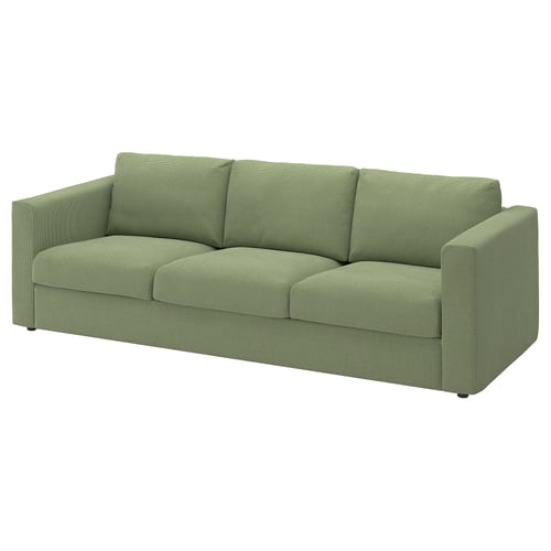 VIMLE 3-seat sofa, Mosshed grey-green