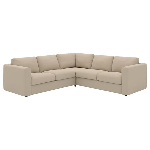 VIMLE Corner sofa, 4-seat, Kelinge beige