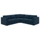 VIMLE Corner sofa, 4-seat, Kelinge dark blue
