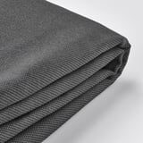 Close-up of durable, textured VIMLE cushion cover in washable hallarp fabric.