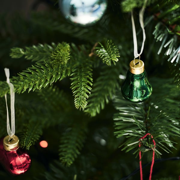 VINTERFINT Artificial potted plant, in/outdoor/Christmas tree green, 15 cm