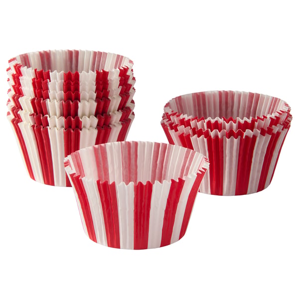 VINTERFINT Baking cup, striped red/white