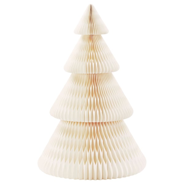 VINTERFINT Decoration, tree, white, 130x90 cm