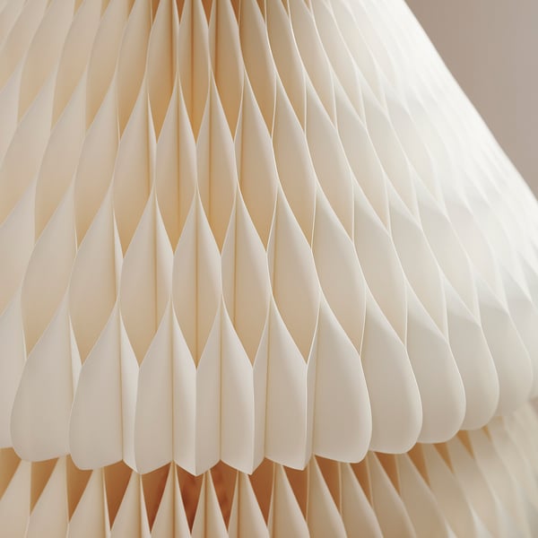 VINTERFINT Decoration, tree, white, 130x90 cm