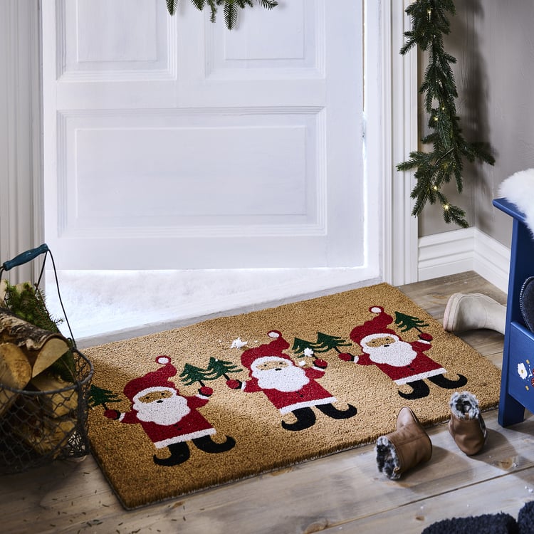 VINTERFINT Door mat Santa Claus pattern natural IKEA Sweden