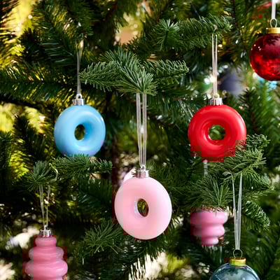 VINTERFINT Tree ornament, mixed colours, 7 cm