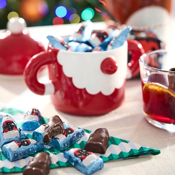VINTERSAGA Bag of milk chocolate snowmen, Rainforest Alliance Certified, 96 g