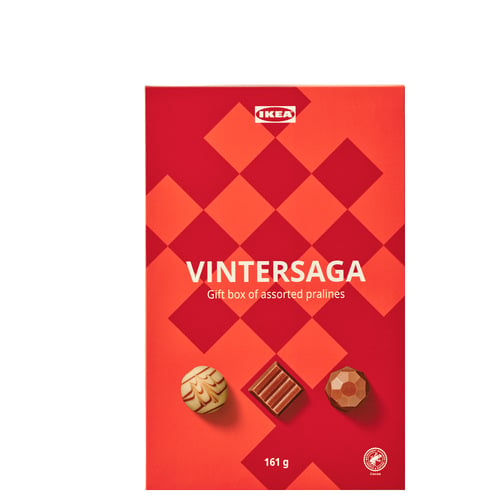 VINTERSAGA Gift box, assorted pralines Rainforest Alliance Certified, 161 g