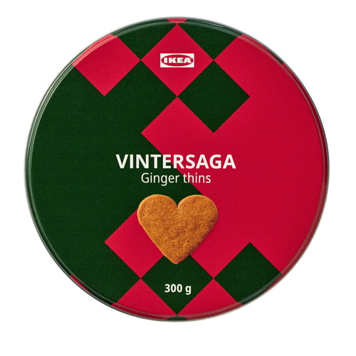 VINTERSAGA Ginger thins, 300 g