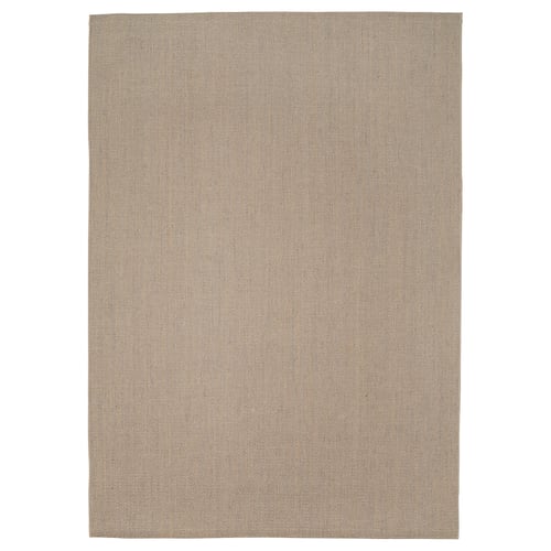 VODSKOV rug: neutral woven texture, rectangle, natural jute & sisal. Ideal for dining room, durable.