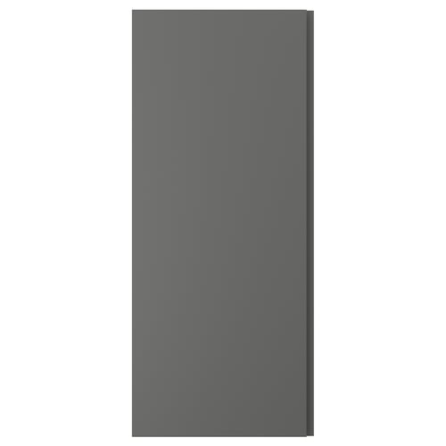 VOXTORP Door, dark grey vertical handle, 60x140 cm