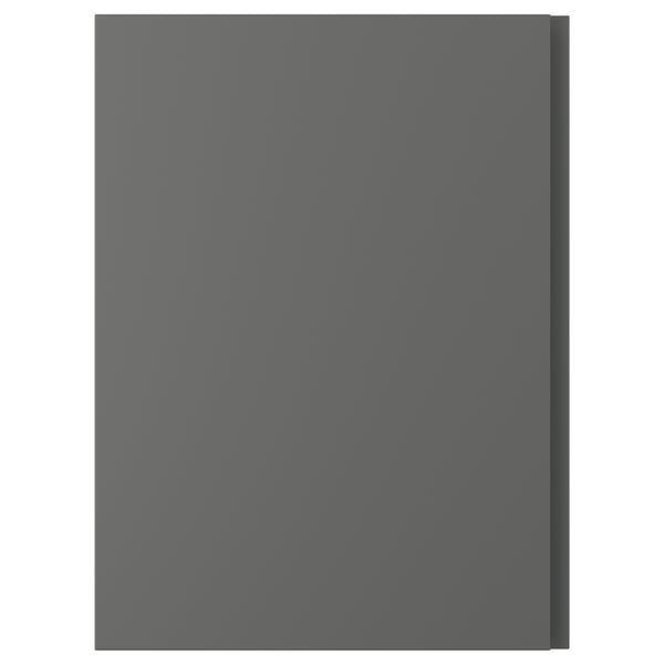 VOXTORP Door, dark grey vertical handle, 60x80 cm