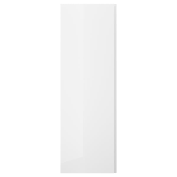 VOXTORP Door, high-gloss white/vertical handle, 60x180 cm