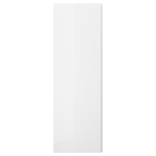 VOXTORP Door, high-gloss white/vertical handle, 60x180 cm