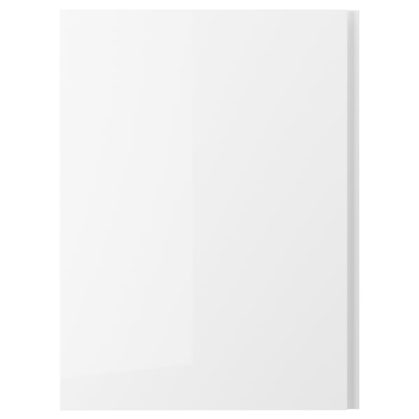 VOXTORP Door, high-gloss white/vertical handle, 60x80 cm