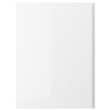 VOXTORP Door, high-gloss white/vertical handle, 60x80 cm