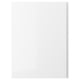 VOXTORP Door, high-gloss white/vertical handle, 60x80 cm
