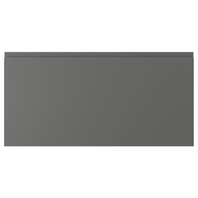 VOXTORP drawer, dark grey, rectangular, sleek modern design, smooth surface, integrated handle.
