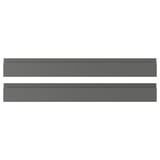 Two horizontal dark gray rectangular drawers with sleek, minimalist design, no visible handles.