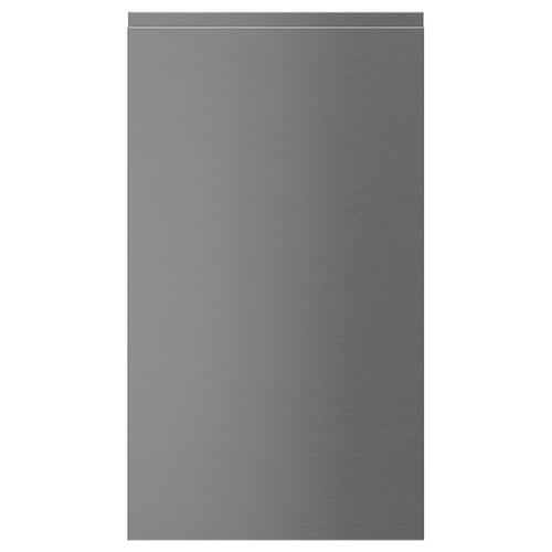 VOXTORP Front for dishwasher, stainless steel effect, 45x80 cm