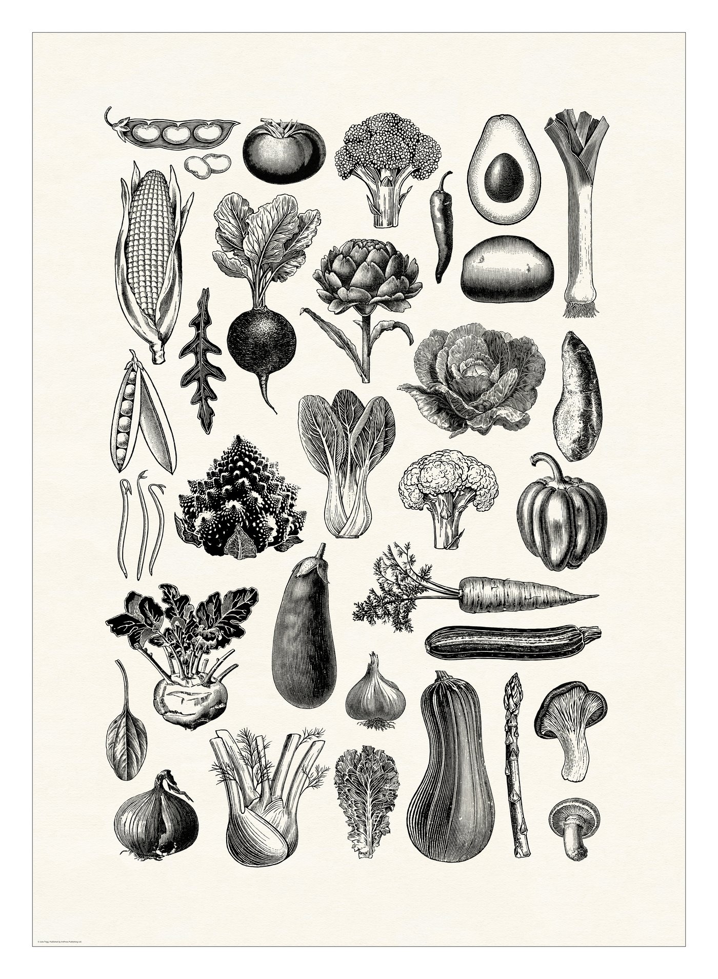 IKEA BILD poster, blandade grönsaker, 50x70 cm, bild