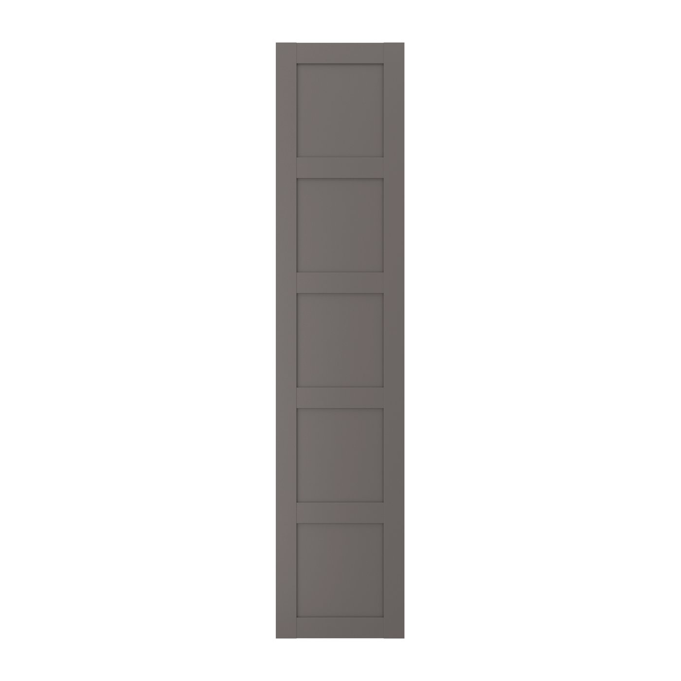 IKEA BERGSBO dörr, mörkgrå, 50x229 cm