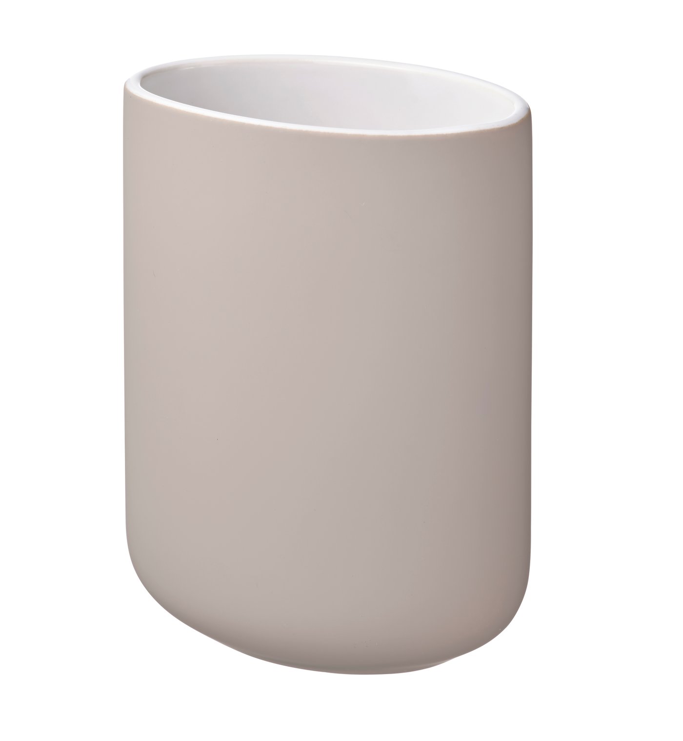 IKEA EKOLN tandborstmugg, beige, tandborstställ