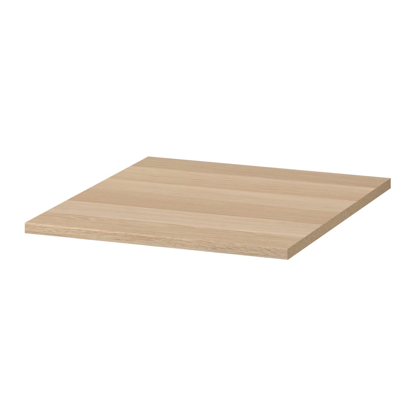 IKEA KOMPLEMENT hyllplan, vitlaserad ekeffekt, 50x58 cm