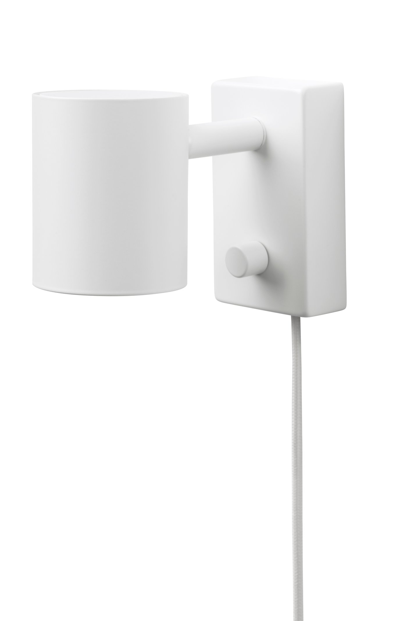 IKEA NYMÅNE vägg-/läslampa, vit