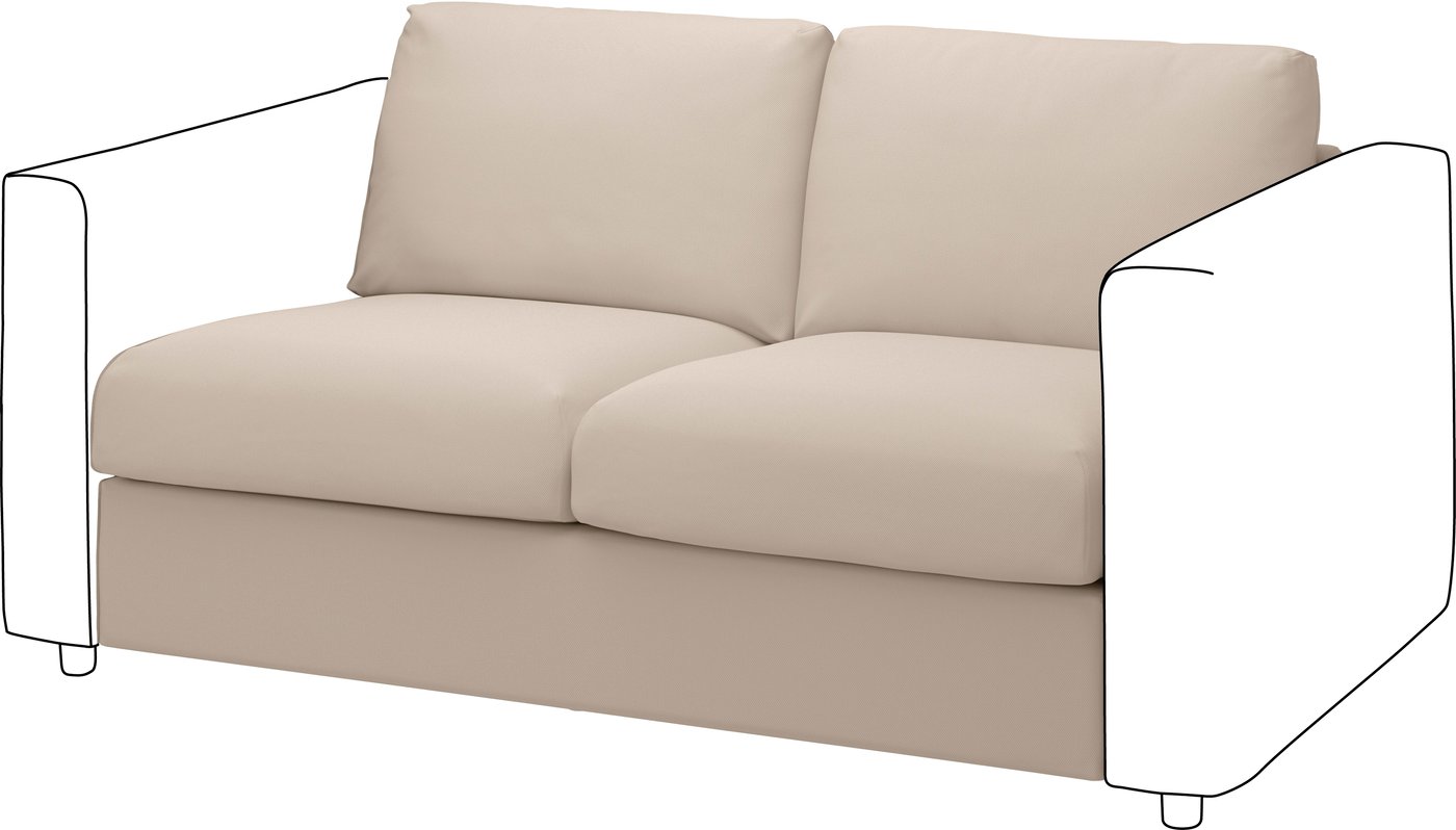 IKEA VIMLE 2-sits sektion, hallarp beige