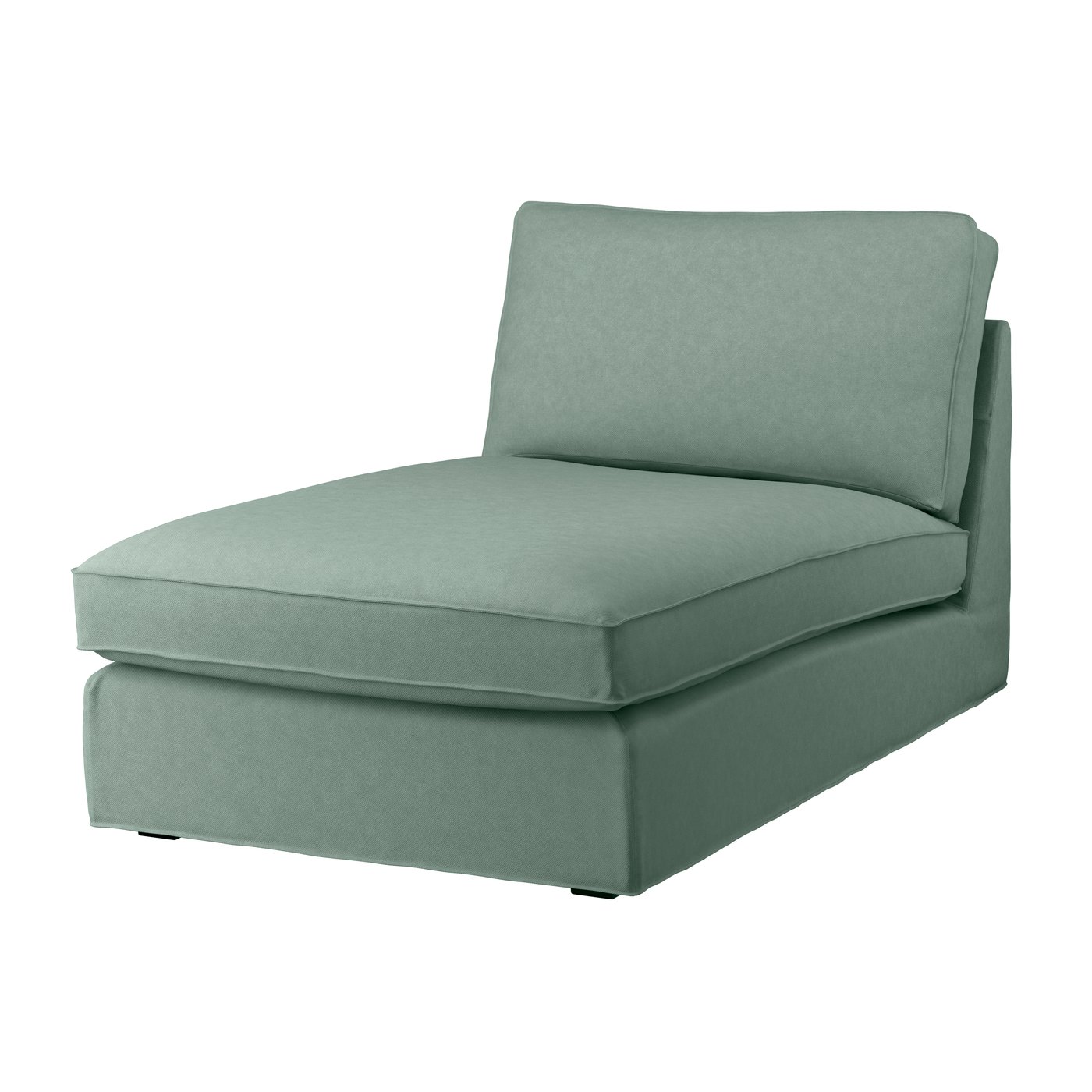 IKEA KIVIK klädsel schäslong, tallmyra ljusgrön