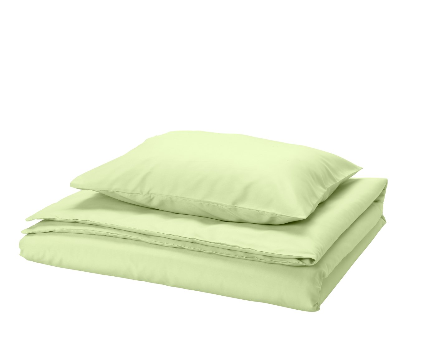 IKEA PILTANDVINGE påslakan 1 örngott, ljusgrön, 150x200/50x60 cm