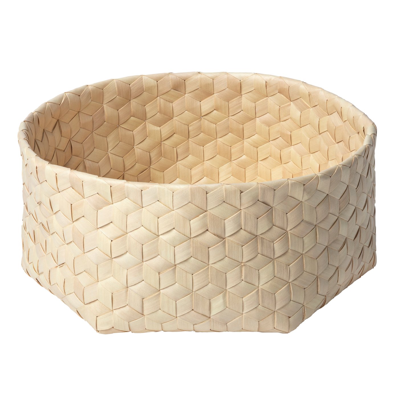 IKEA MÄVINN korg, palmblad handgjord, 26x10x10 cm