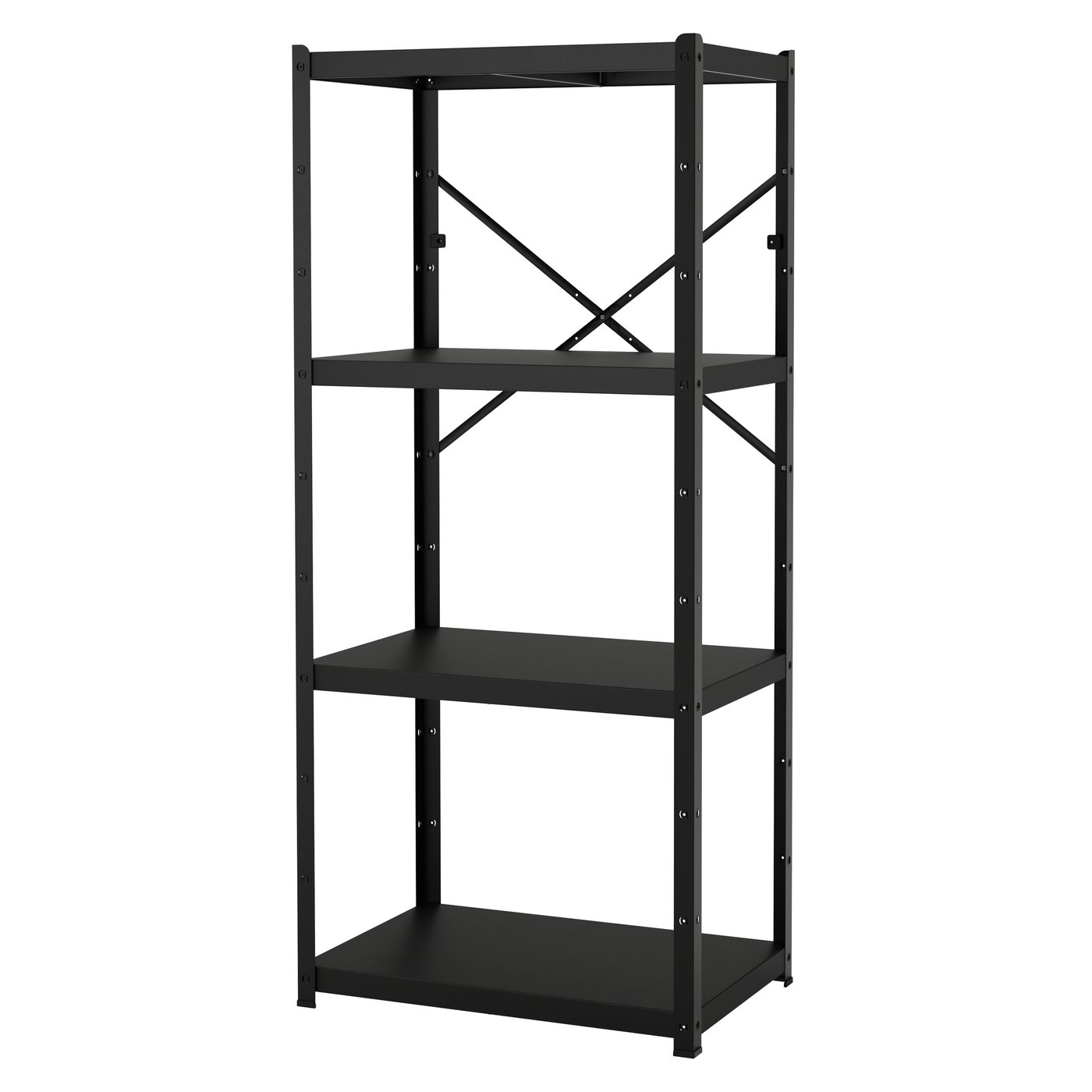 IKEA BROR hylla, svart, 85x55x190 cm