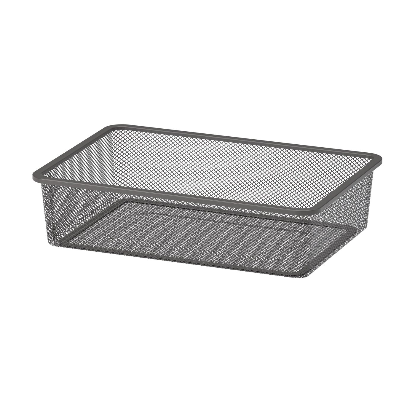 IKEA TROFAST meshförvaringslåda, mörkgrå, 42x30x10 cm