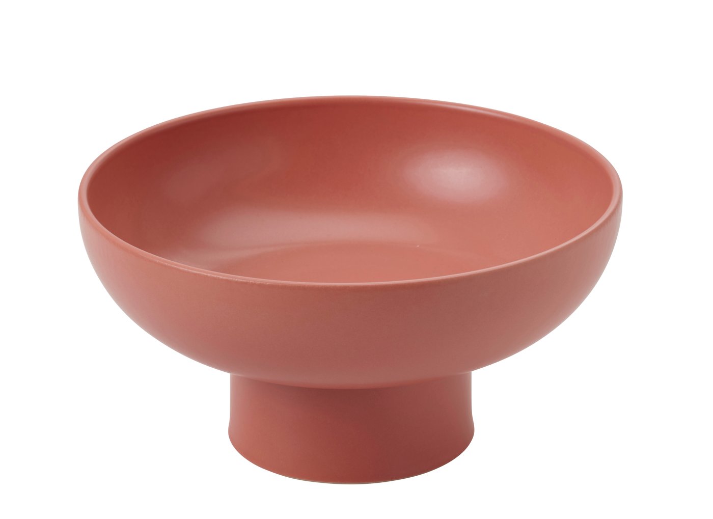 IKEA BLOMVECKLARE serveringsskål, rödbrun, 26 cm