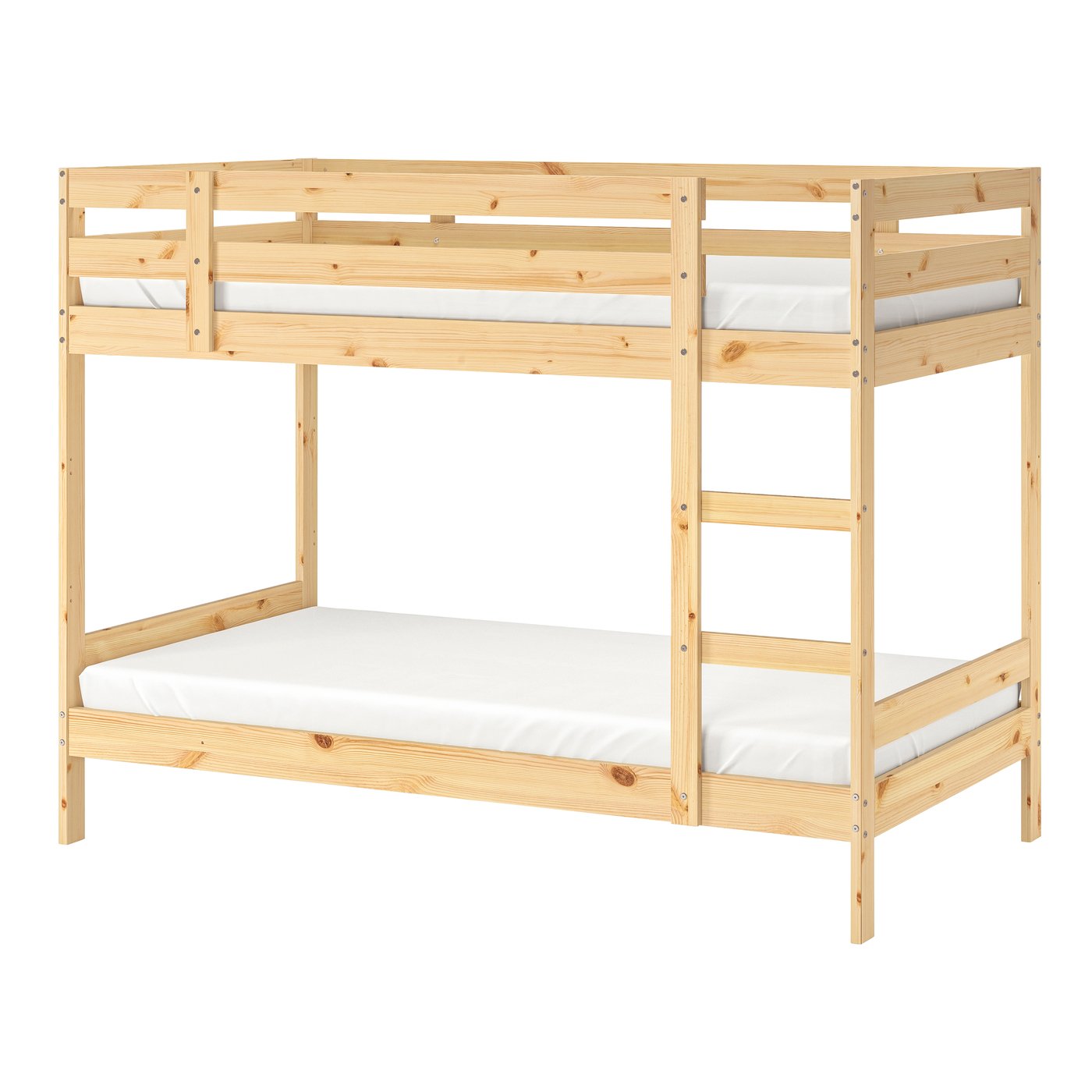 IKEA MYDAL våningssängstomme, furu, 90x200 cm, sängstomme