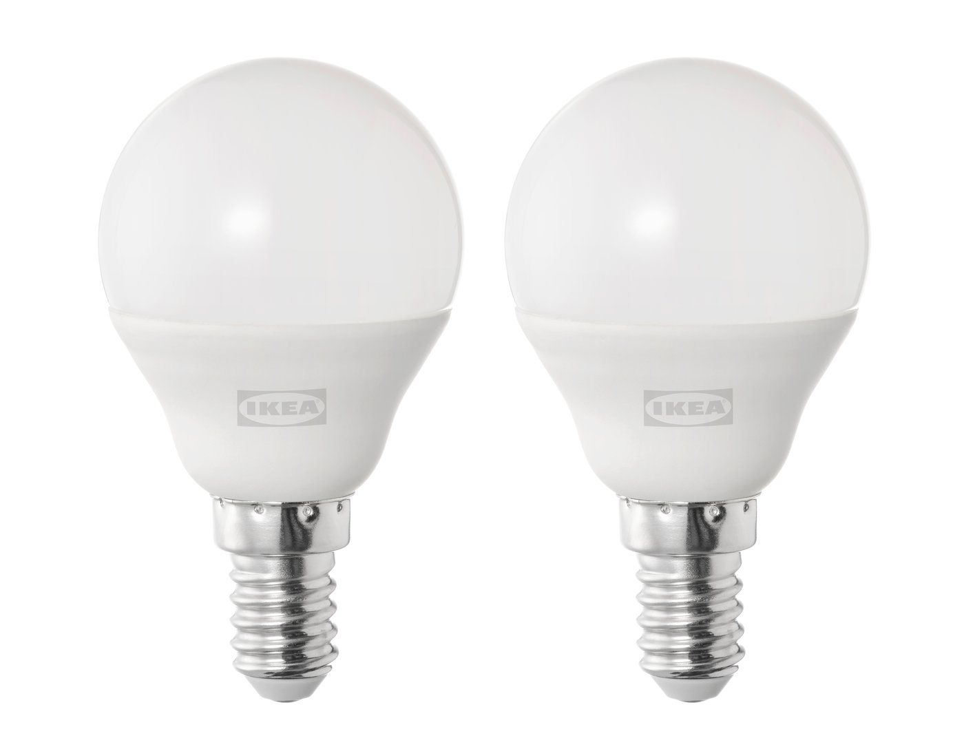 IKEA SOLHETTA LED ljuskälla E14 470 lumen, globformad opalvit