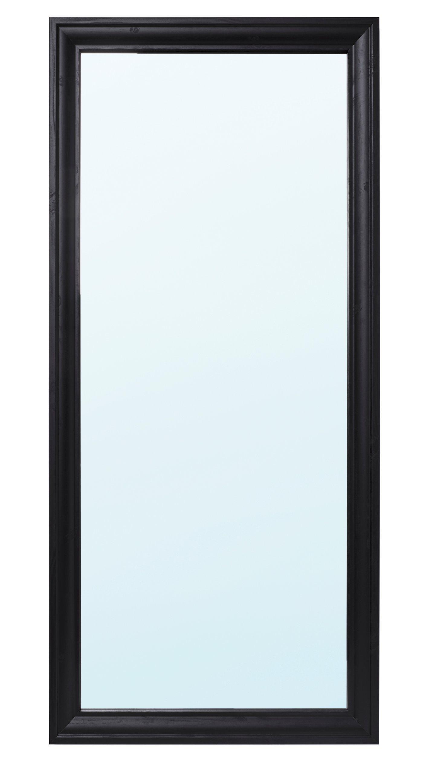 IKEA TOFTBYN spegel, svart, 75x165 cm