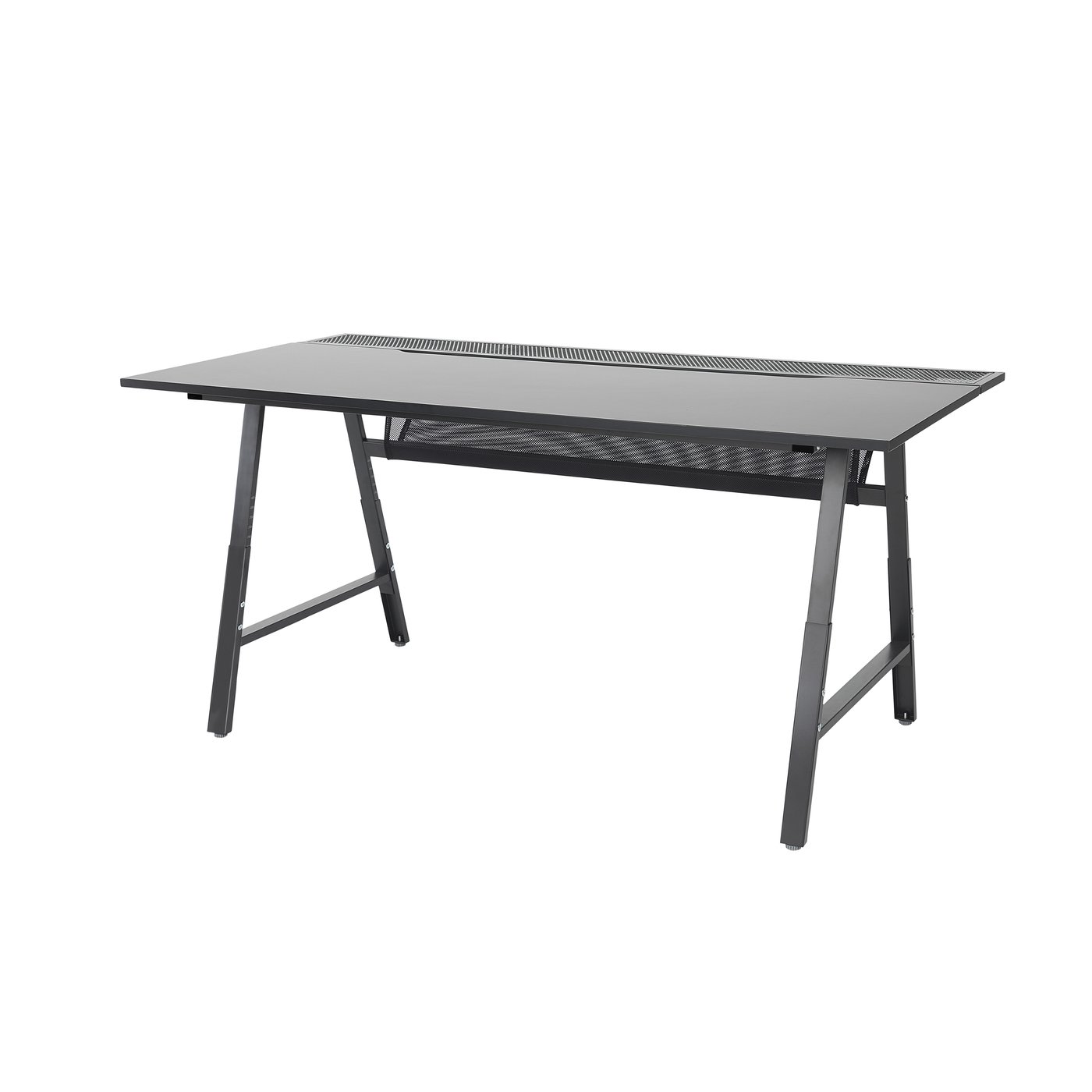 IKEA UTESPELARE skrivbord för gaming, svart, 160x80 cm