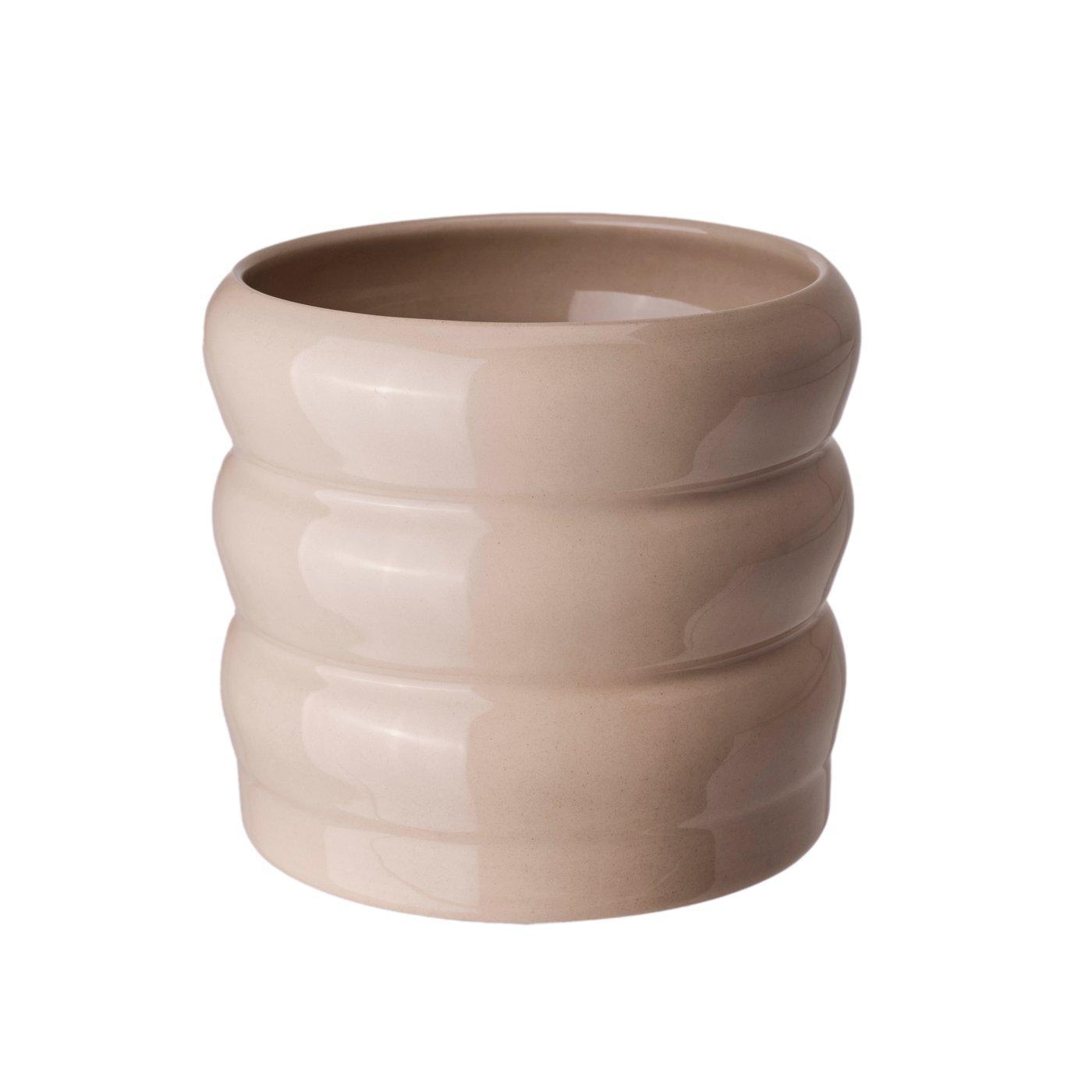 IKEA HASSELBUKETT kruka, inom-/utomhus/beige, 12 cm