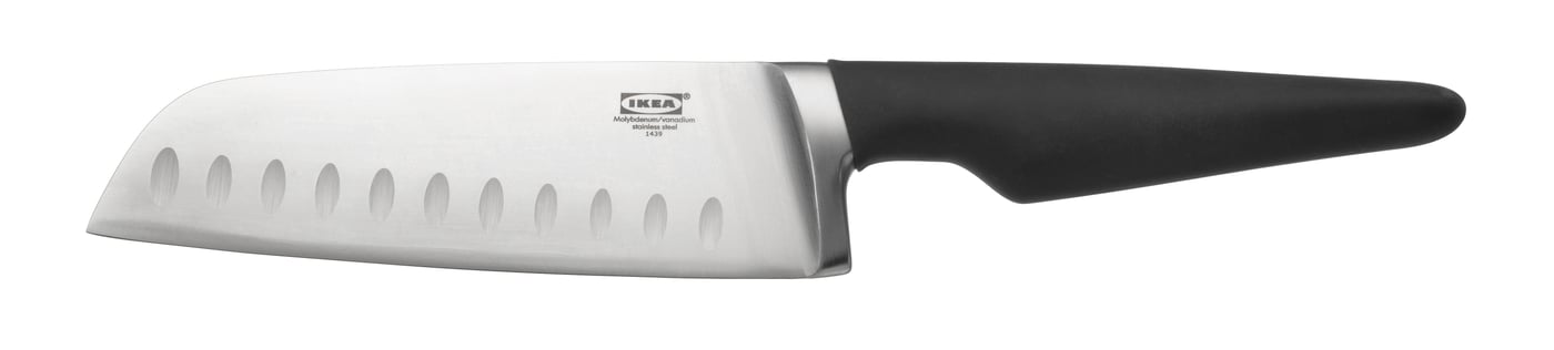 IKEA VÖRDA grönsakskniv, svart, 16 cm