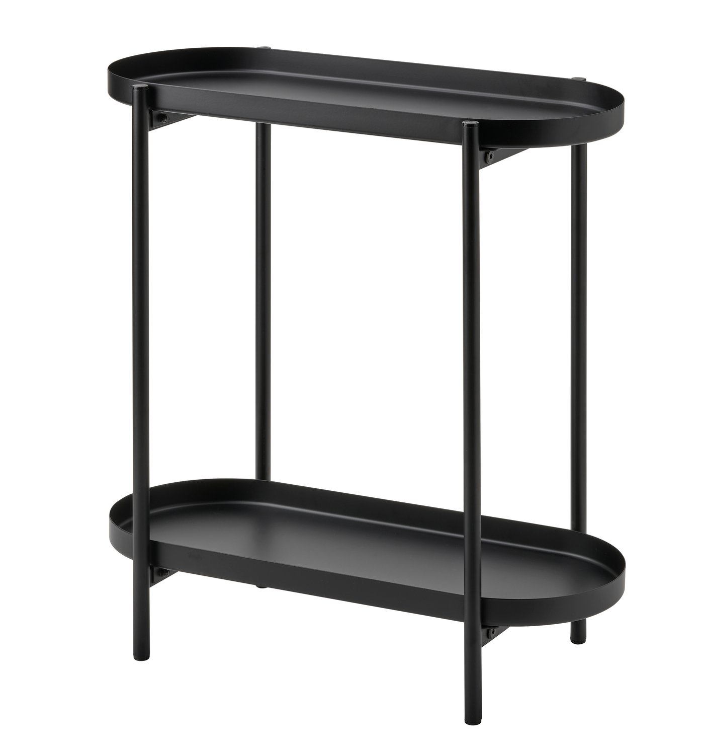 IKEA OLIVBLAD piedestal, inom-/utomhus svart, 56 cm