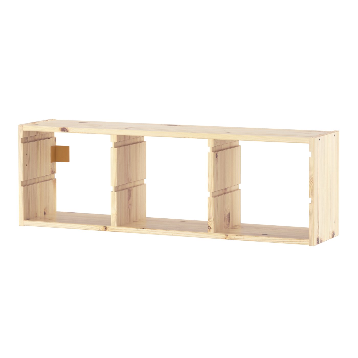 IKEA TROFAST väggförvaring, ljus vitbetsad furu, 93x30 cm