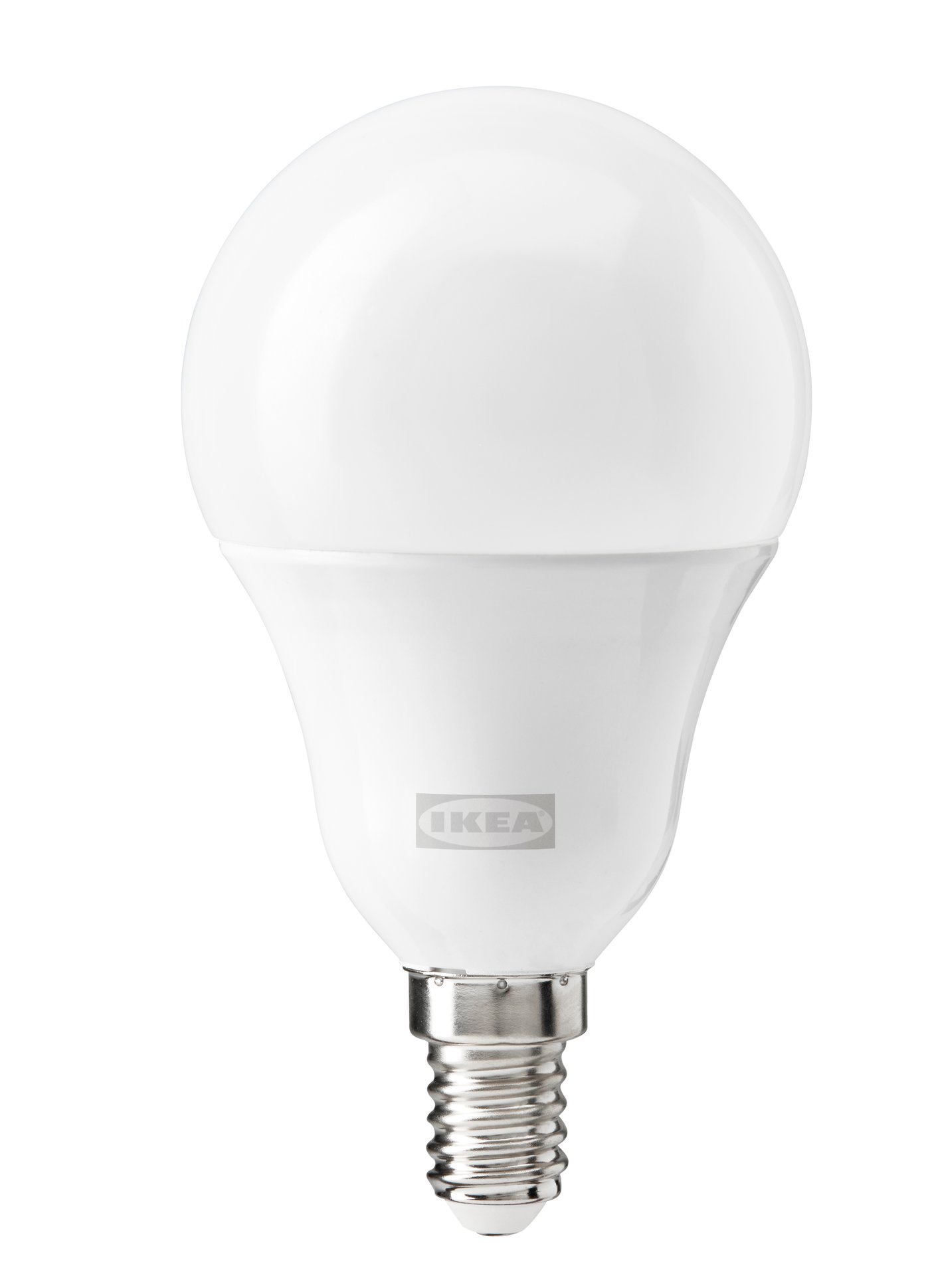 IKEA TRÅDFRI LED ljuskälla E14 806 lumen, trådlös dimbar färgat och vitt spektrum/klot opalvit