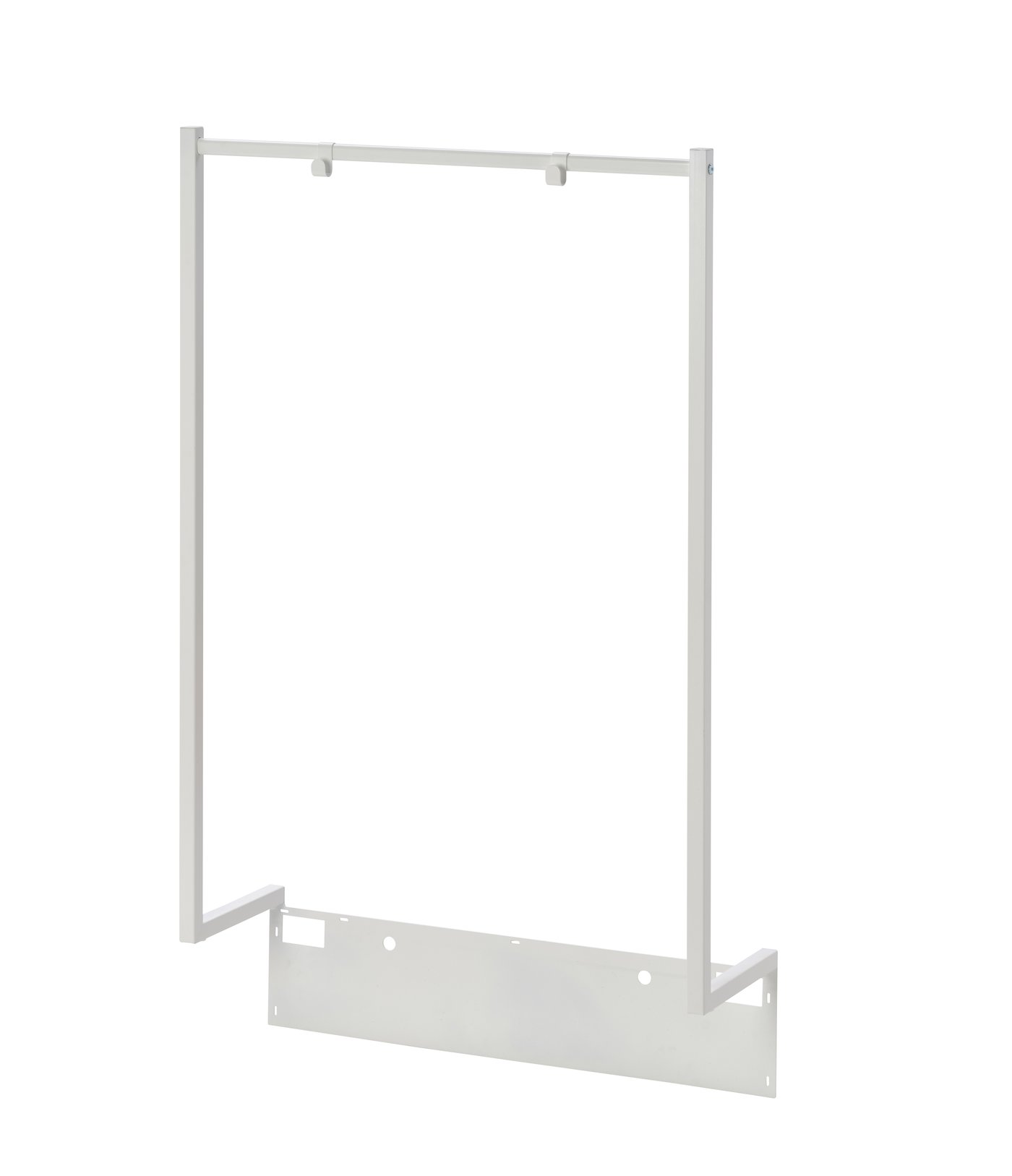 IKEA NORDLI påbyggnadsklädstång, vit, 80x115 cm