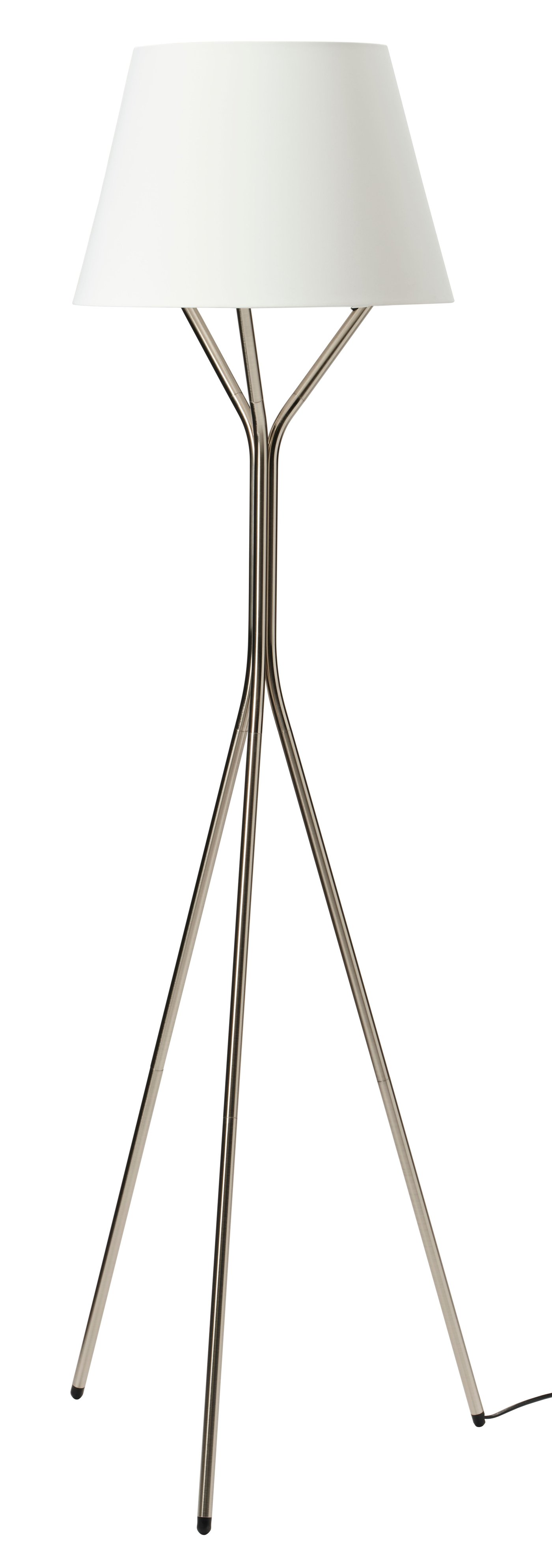 IKEA BLÄNKFYR golvlampa, förnicklad
