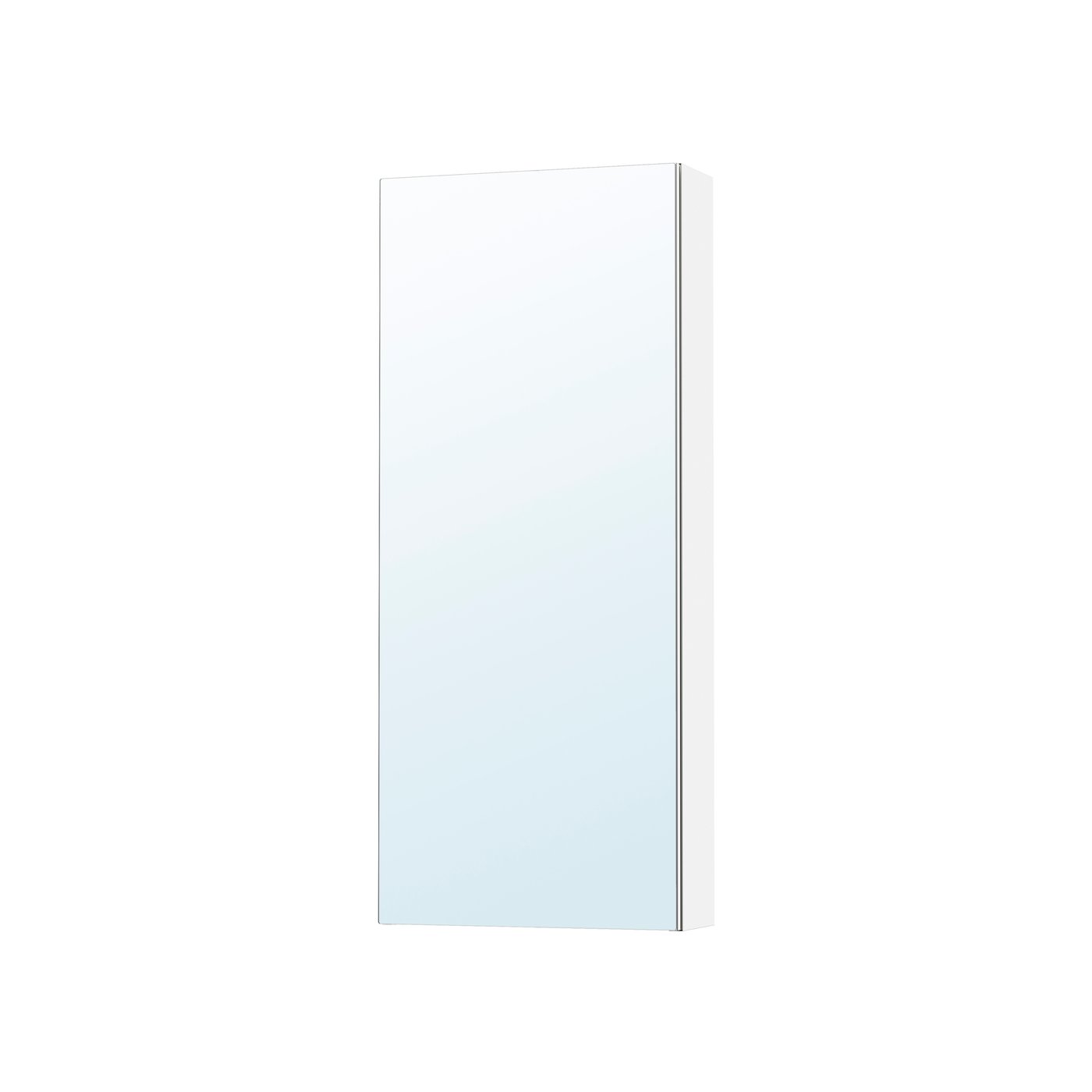 IKEA LETTAN spegelskåp med dörr, spegeleffekt/spegelglas, 40x15x95 cm
