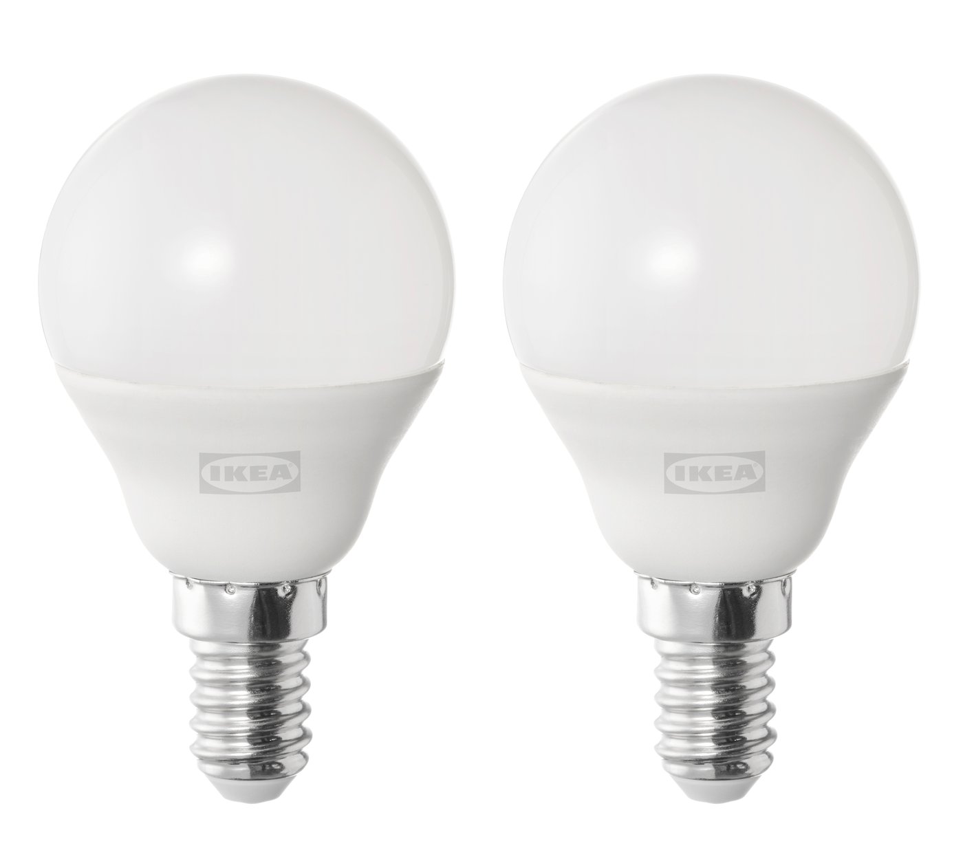 IKEA SOLHETTA LED ljuskälla E14 470 lumen, klot opalvit, 4000 K